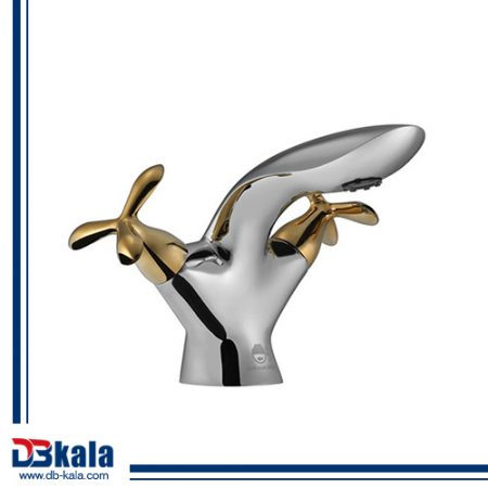 شیر روشویی درخشان مدل آنتیک