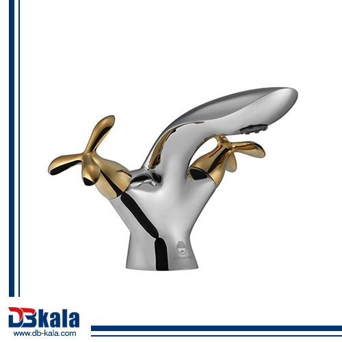 شیر روشویی درخشان مدل آنتیک