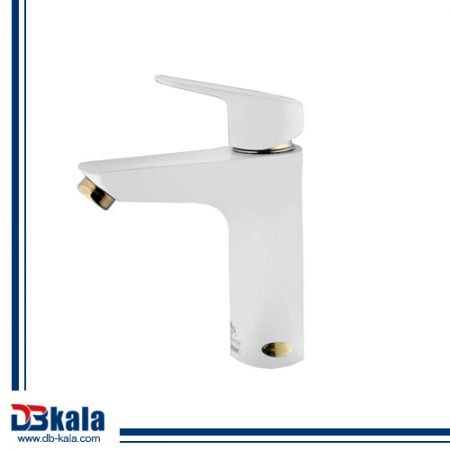 شیر روشویی درخشان مدل هانس سفید